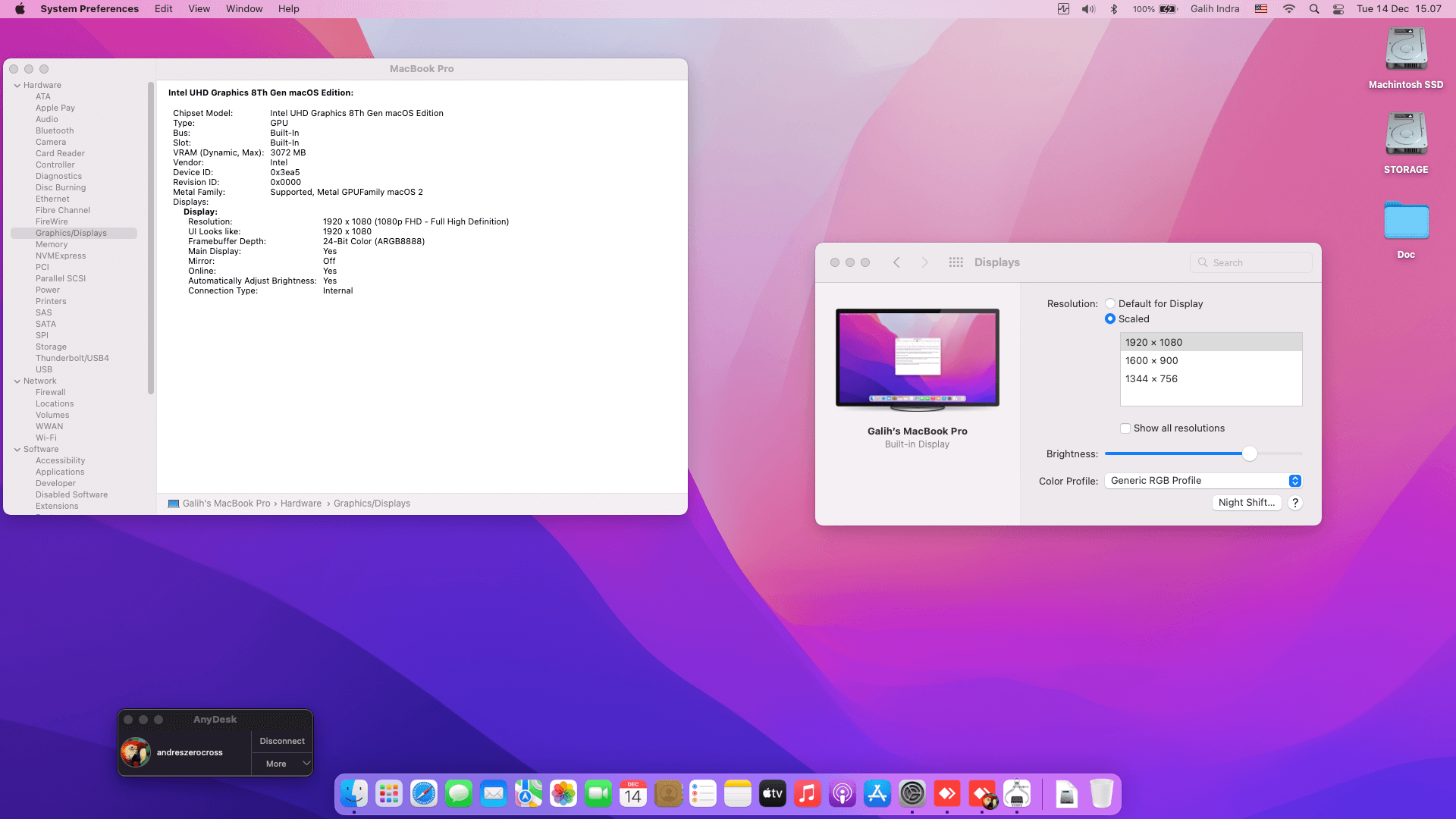 Acer Swift SF314 58G 51KV [WhiskeyLake   Intel UHD 620 + I2C]   OpenCore 3